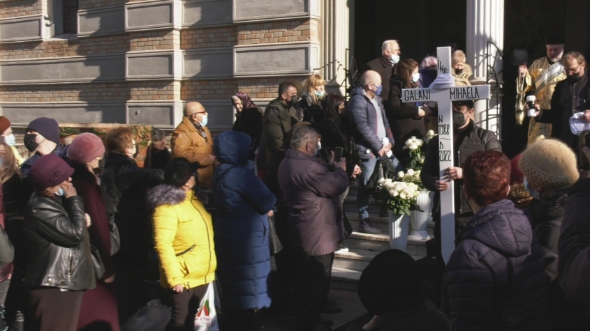 Mihaela Galani a fost înmormântată