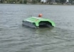 Un catamaran adună deșeurile din Dunăre