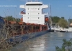 Navă eșuată pe Canalul Sulina