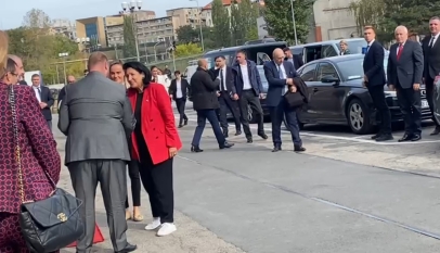 Președintele Georgiei, vizită oficială în Portul Constanța