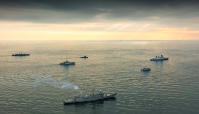 Exerciții de război pe Marea Neagră și în Delta Dunării
