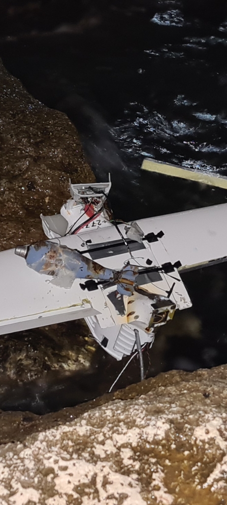O dronă cu explozibil, descoperită în apropiere de Vama Veche, detonată de geniști